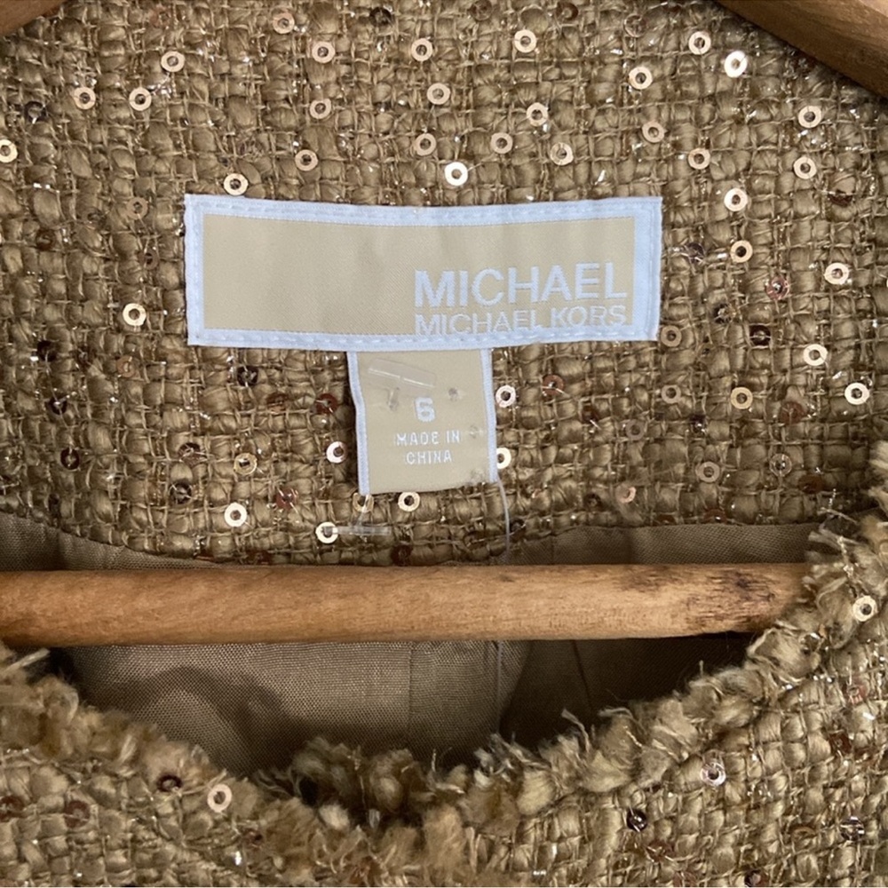 Michaels Gold Sequin Jacket